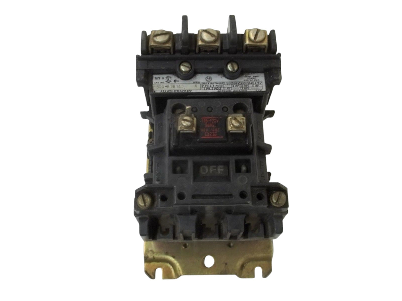 INDUSTRIAL SPARE PART 500-AOA940 SER.A CONTACTOR 115-120V UNMP
