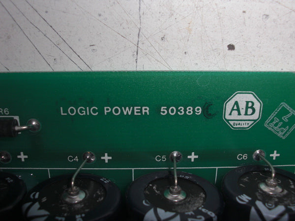 ALLEN BRADLEY 50389 LOGIC POWER SUPPLY BOARD UNMP