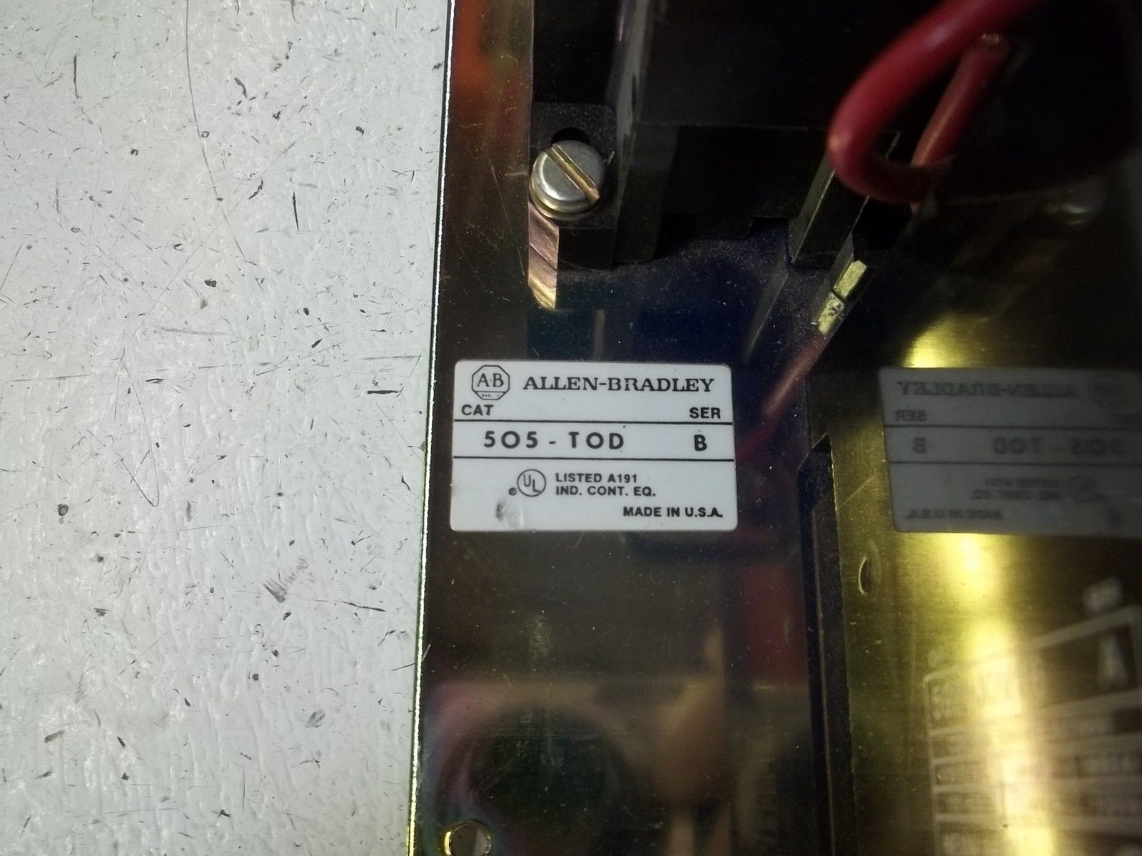 INDUSTRIAL SPARE PART 5O5-TOD SER.B STARTER UNMP