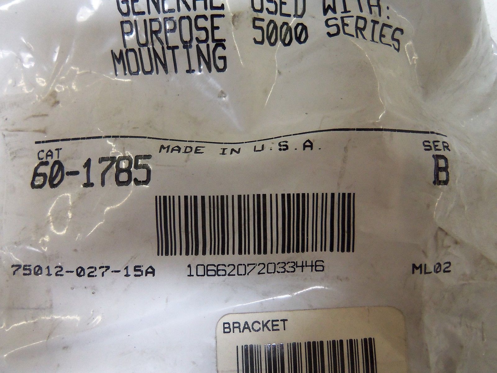 ALLEN BRADLEY 60-1785 SERIES B *NEW IN FACTORY BAG*