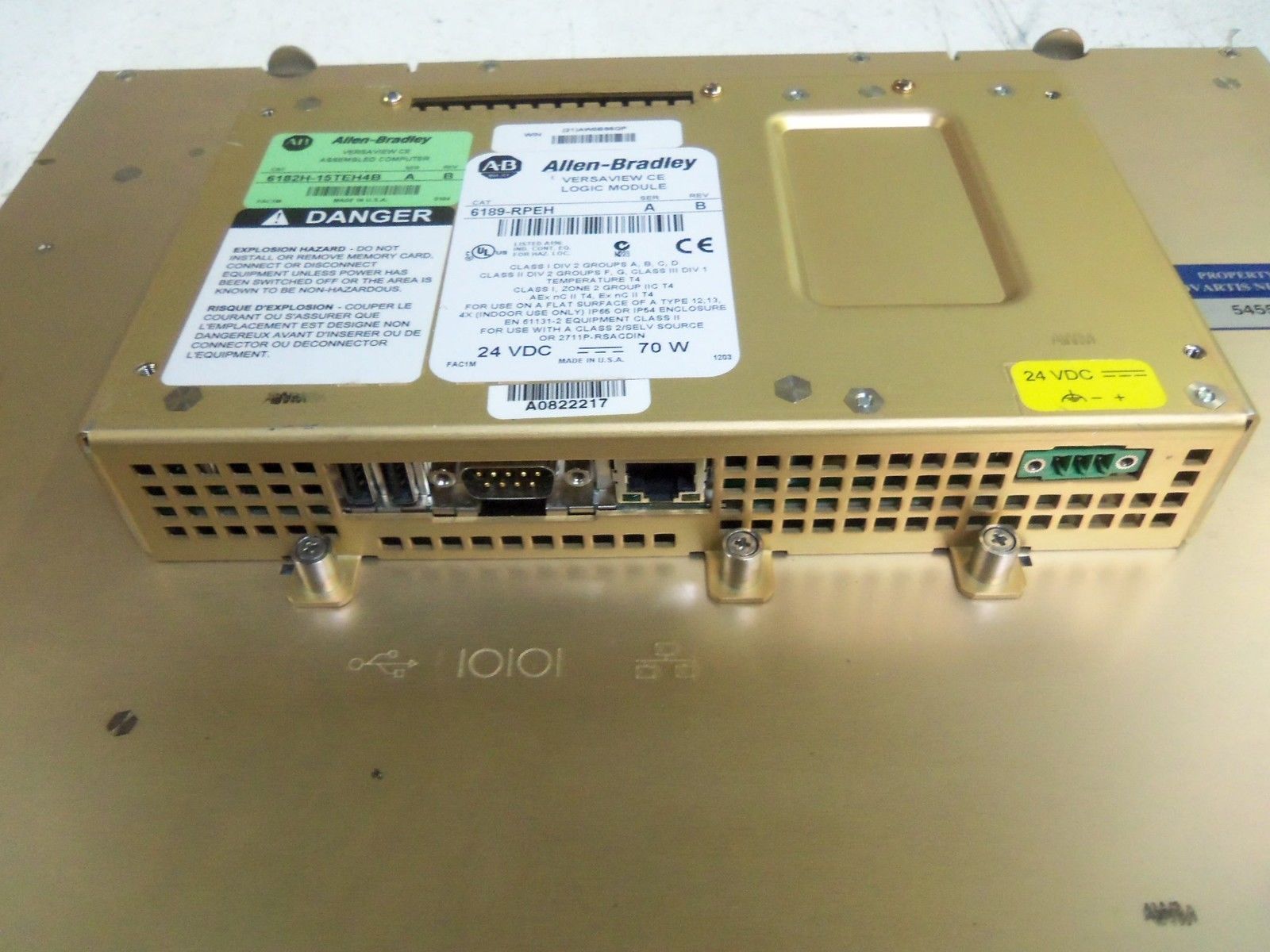 INDUSTRIAL SPARE PART 6182H-15TEH4B SERIES A TOUCH SCREEN UNMP