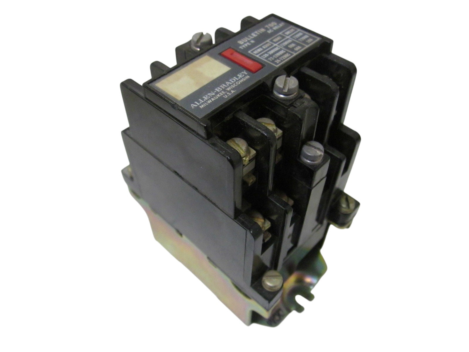 ALLEN BRADLEY 700-N800A24 SER. C CONTROL RELAY UNMP
