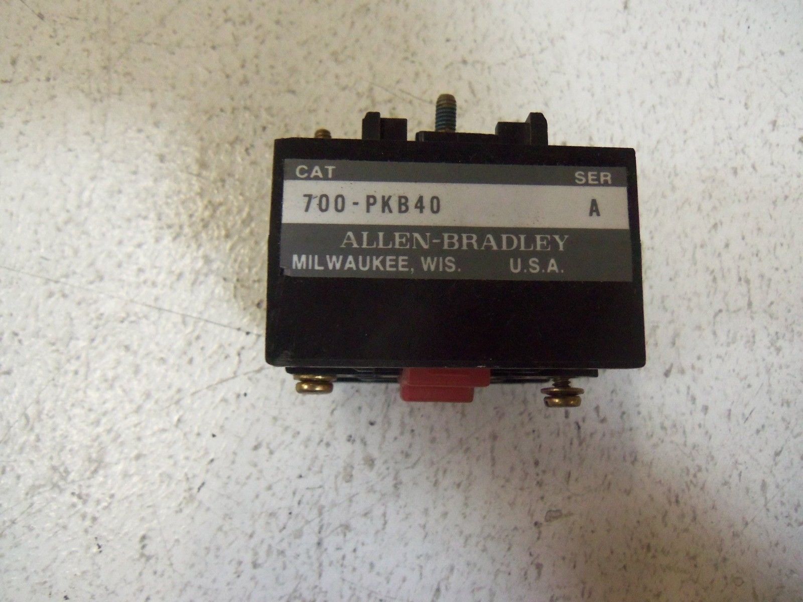 INDUSTRIAL SPARE PART 700-PKB40 SER. A UNMP