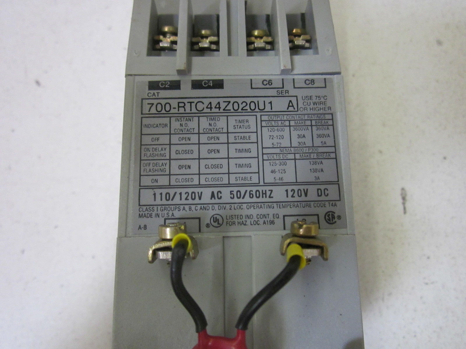 INDUSTRIAL SPARE PART 700-RTC44Z020U1 SER.A  UNMP