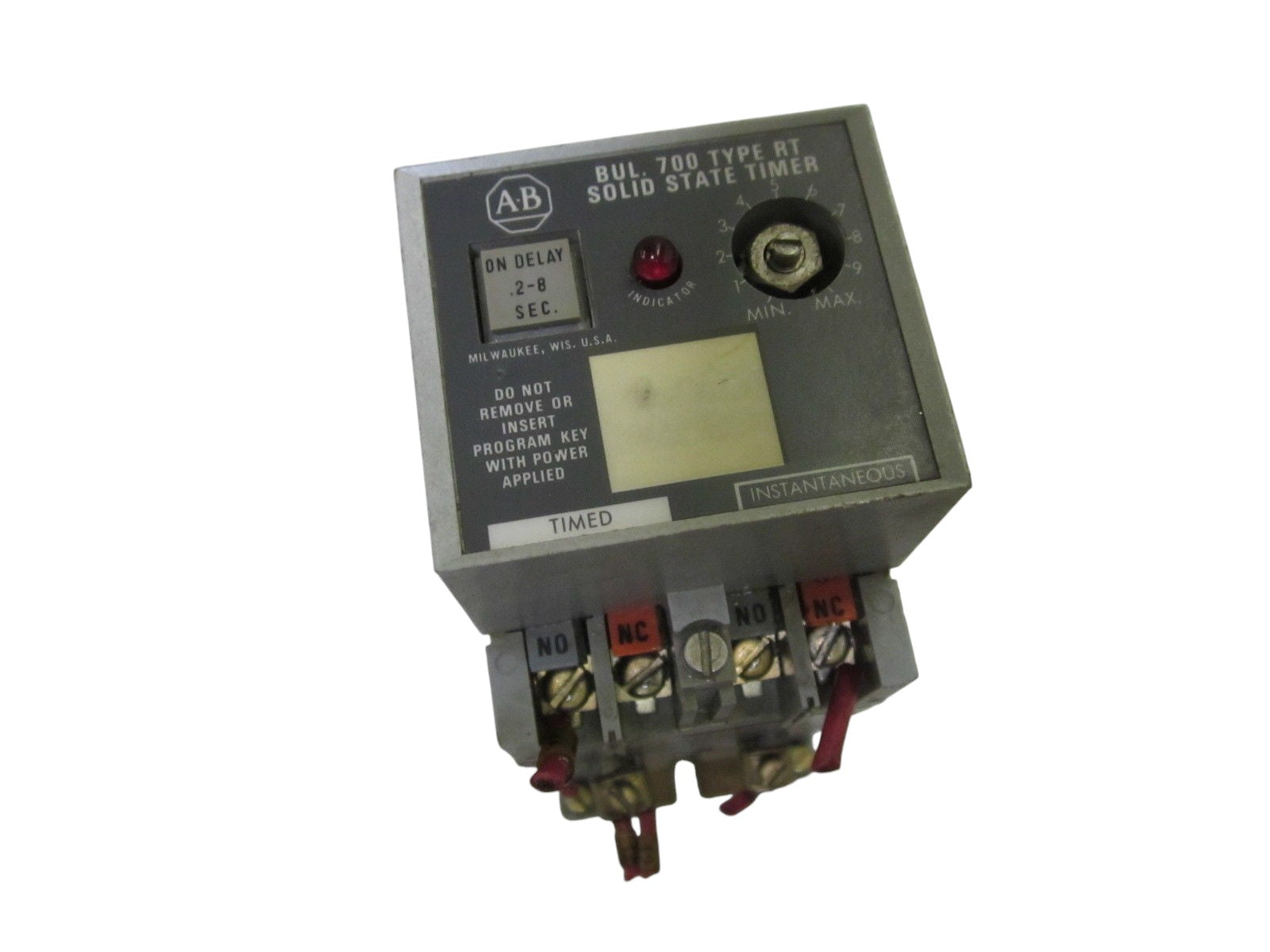 INDUSTRIAL SPARE PART 700-RT11B110A1 SER.A SOLID STATE TIMER UNMP