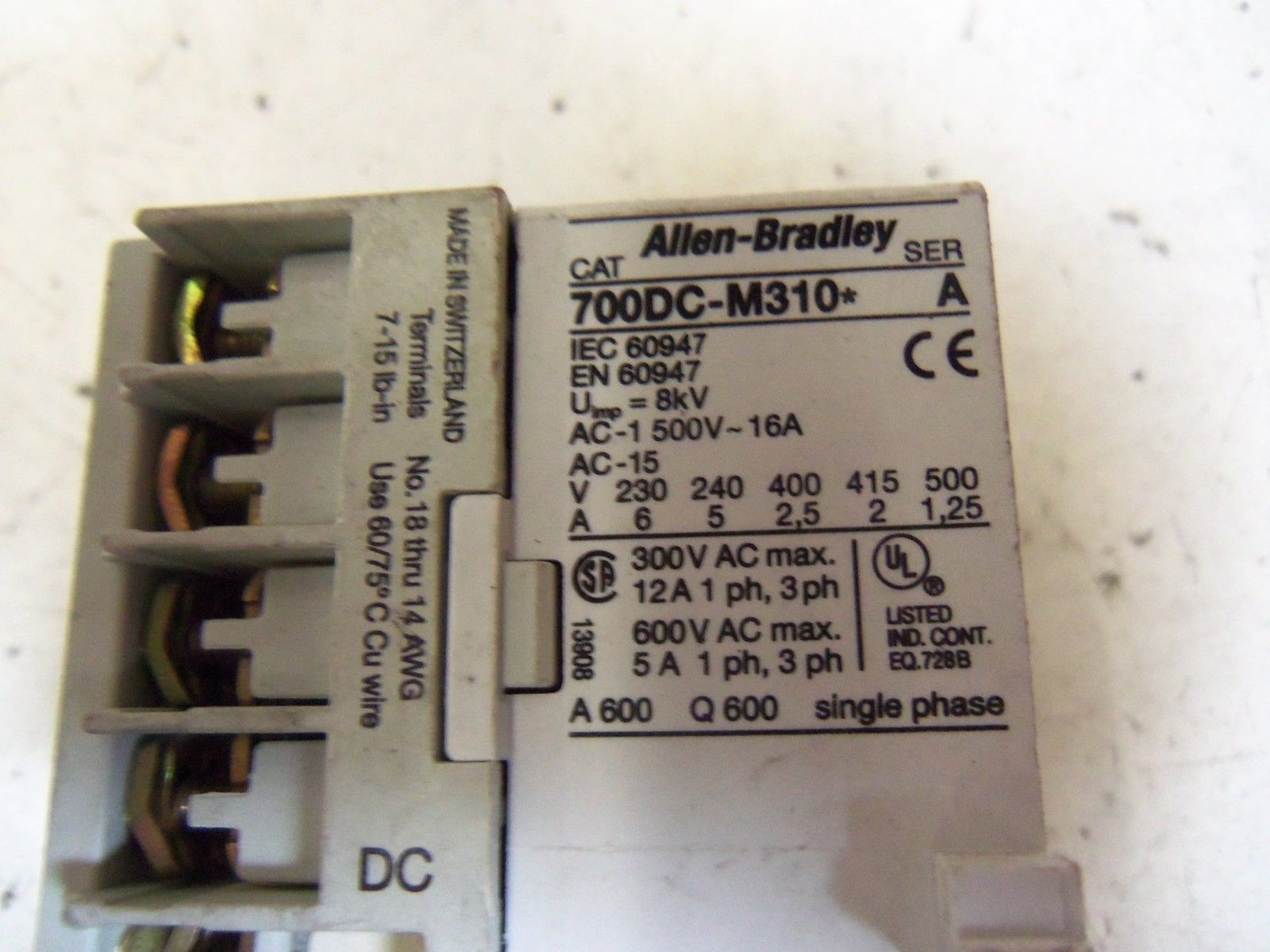 INDUSTRIAL SPARE PART 700DC-M310 SER. A 24V UNMP