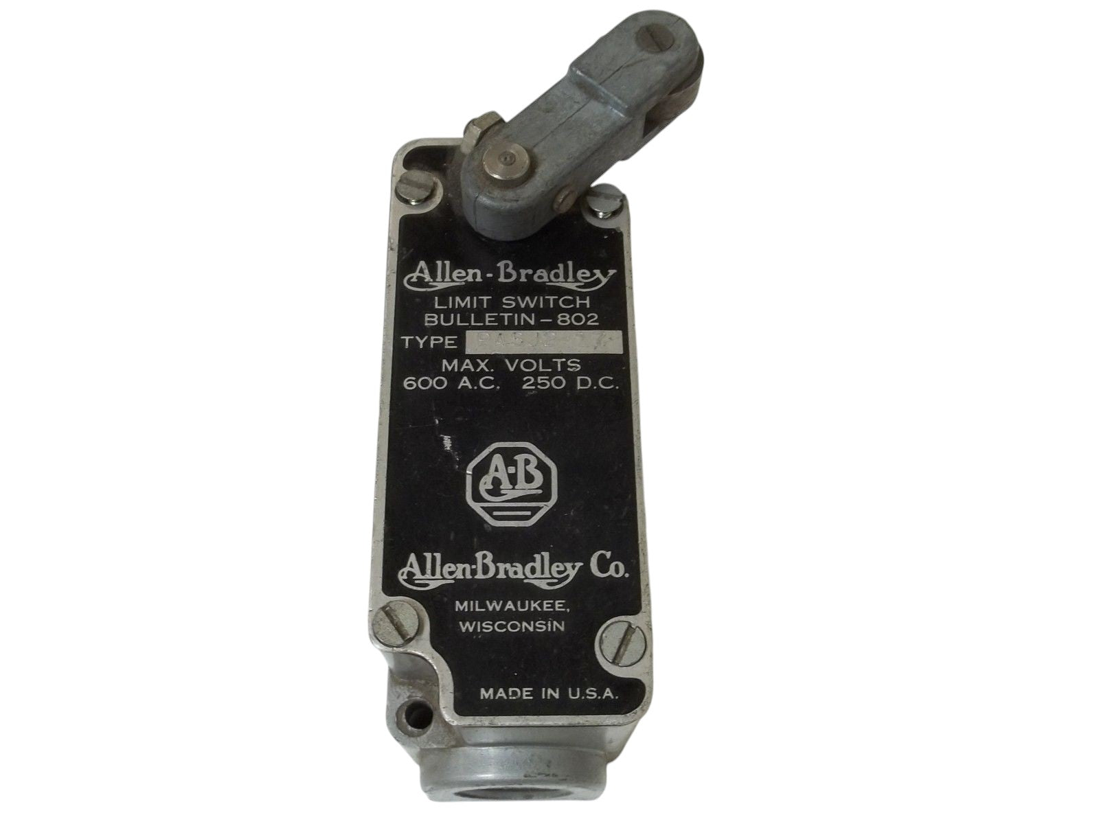 INDUSTRIAL SPARE PART 802-PASJ2-17 LIMIT SWITCH UNMP