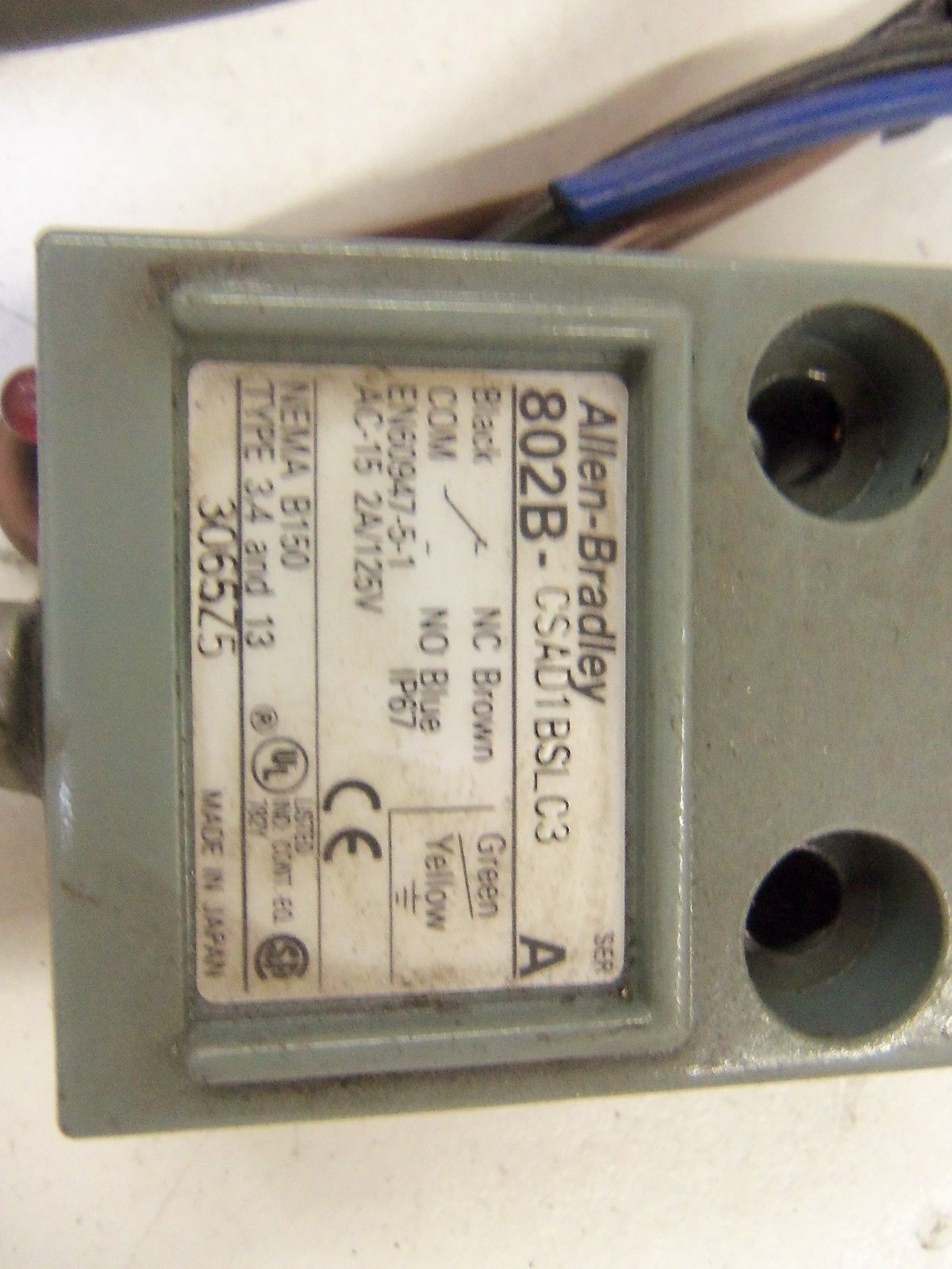 INDUSTRIAL SPARE PART 802B-CSAD1BSLC3 SERIES A UNMP