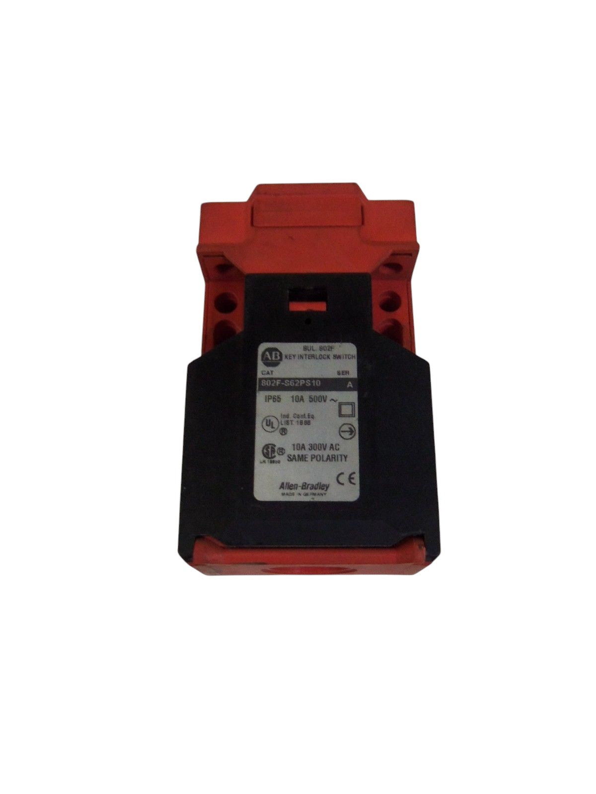 INDUSTRIAL SPARE PART 802F-S62PS10 SERIES A KEY INTERLOCK SWITCH UNMP