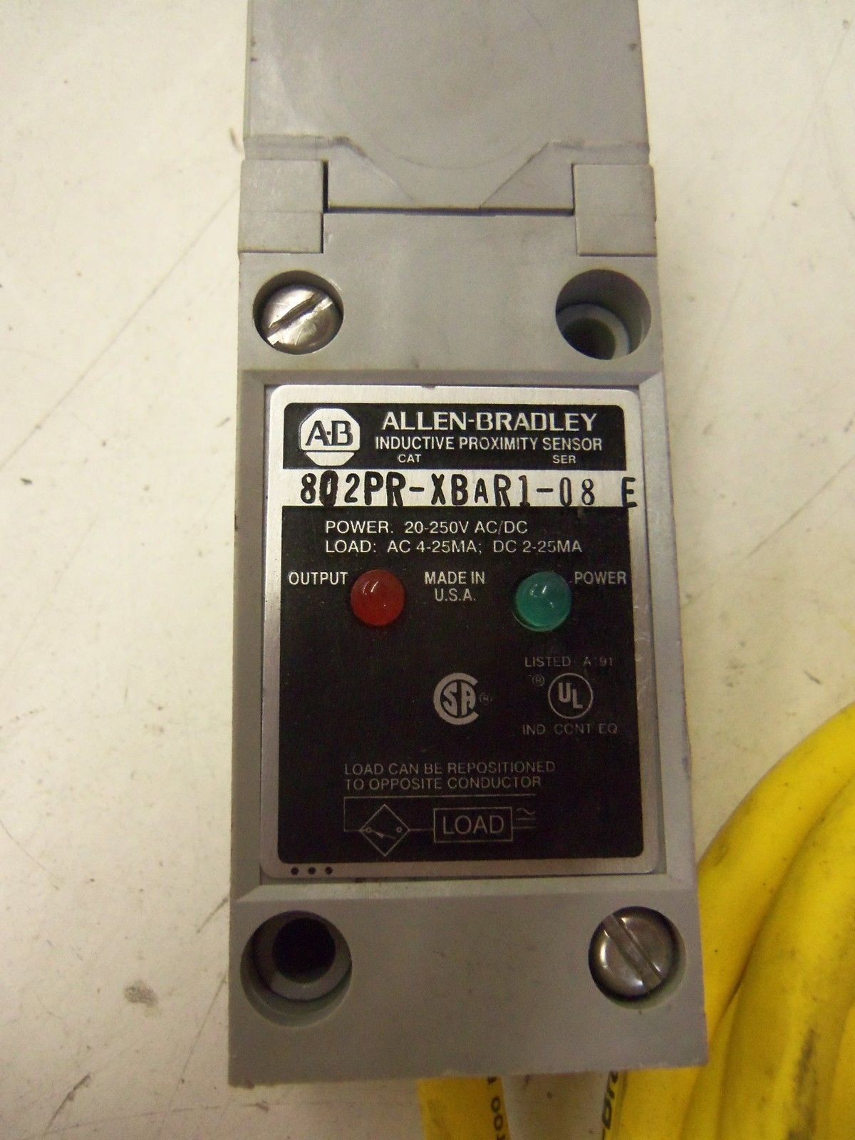 ALLEN BRADLEY 802PR-XBAR1-08 SERIES E UNMP