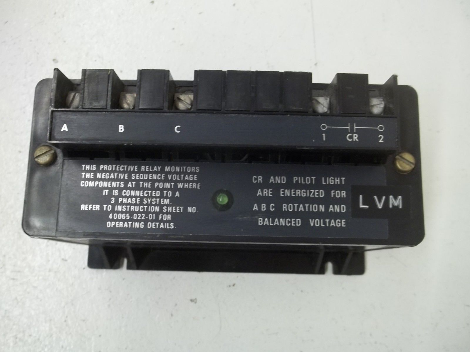 ALLEN BRADLEY 813S-V0B SER.A LINE VOLTAGE MONITOR RELAY UNMP