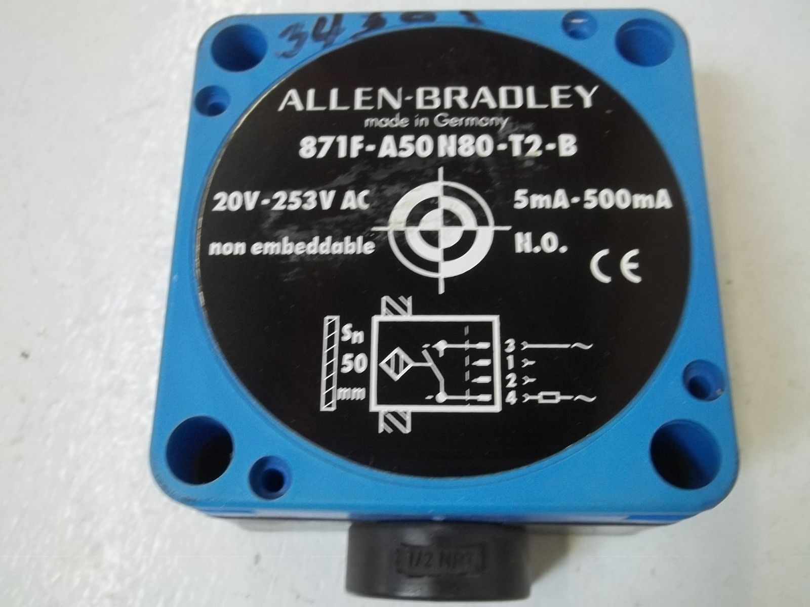INDUSTRIAL SPARE PART 871F-A50N80-T2-B PROXIMITY SENSOR UNMP