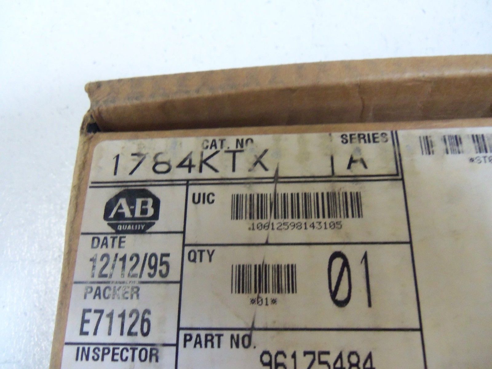 INDUSTRIAL SPARE PART COMMUNICATION CARD 1748-KTX SERIES A NSMP