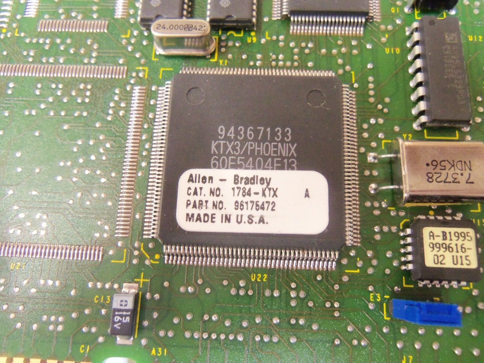 INDUSTRIAL SPARE PART COMMUNICATION CARD 1748-KTX SERIES A NSMP