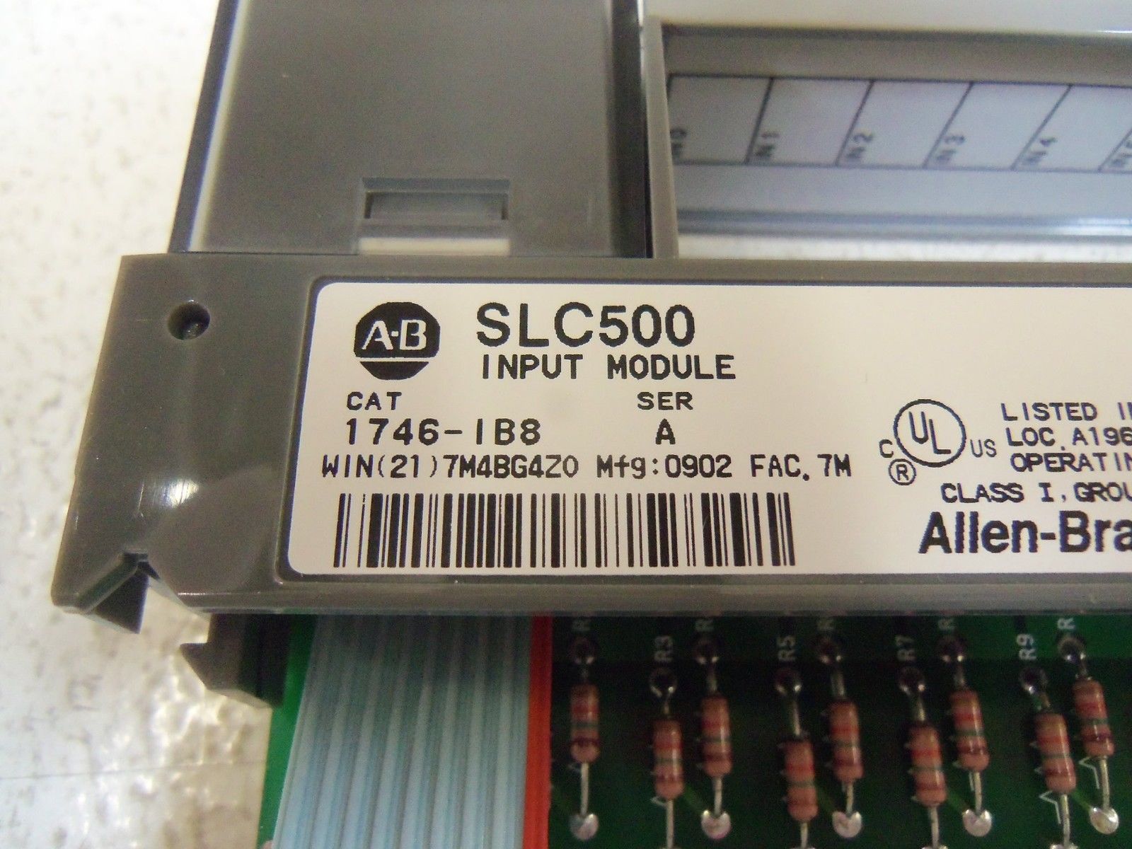 ALLEN BRADLEY SLC 500 1746-IB8 SER. A INPUT  MODULE *NEW NO BOX*