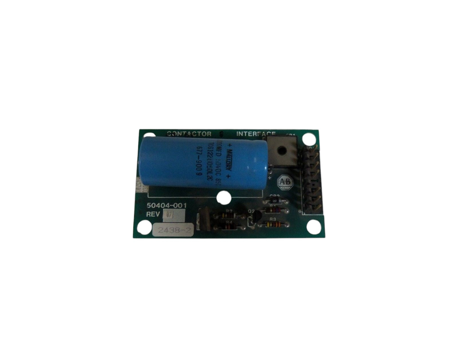 INDUSTRIAL SPARE PART INTERFACE CONTACTOR 50404-001 REV.07 UNMP