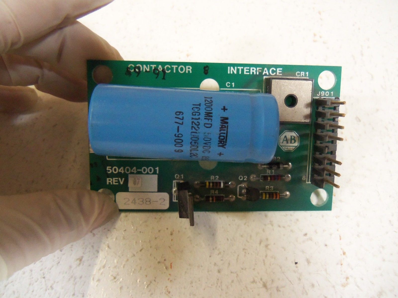 INDUSTRIAL SPARE PART INTERFACE CONTACTOR 50404-001 REV.07 UNMP
