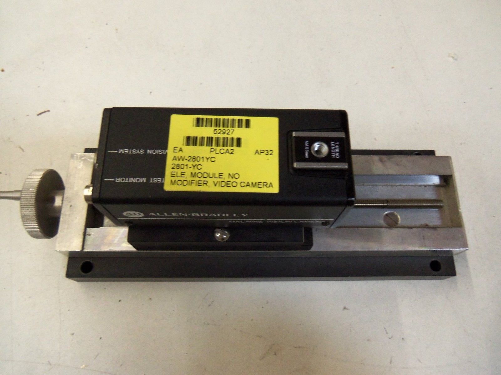 ALLEN BRADLEY MACHINE VISION CAMERA 2801-YC  *NEW NO BOX*