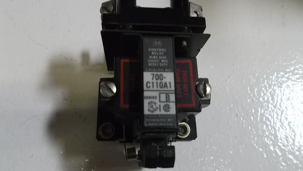 ALLEN BRADLEY 700-C110A1 SER. B RELAY UNMP