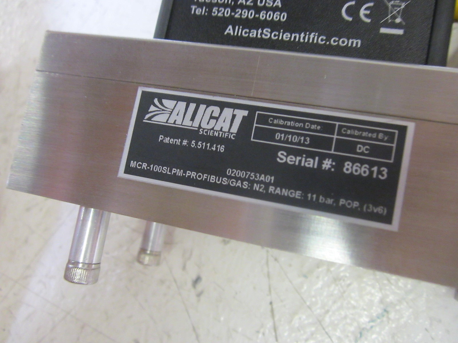 ALLICAT MCR-100SLPM-PROFIBUS UNMP