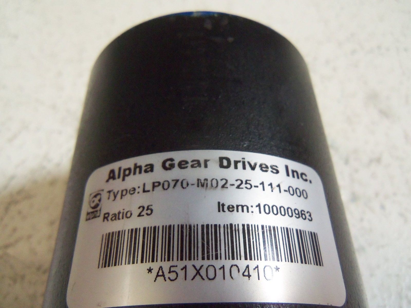 ALPHA GEAR DRIVES LP070-M02-25-111-000 SERVO MOTOR UNMP