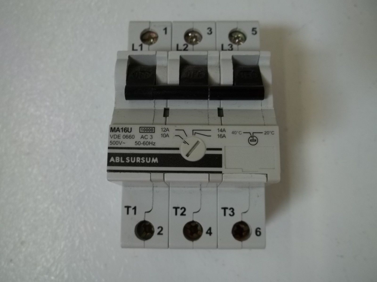 ALTECH CORP. MA16U MOTOR PROTECTOR NSMP