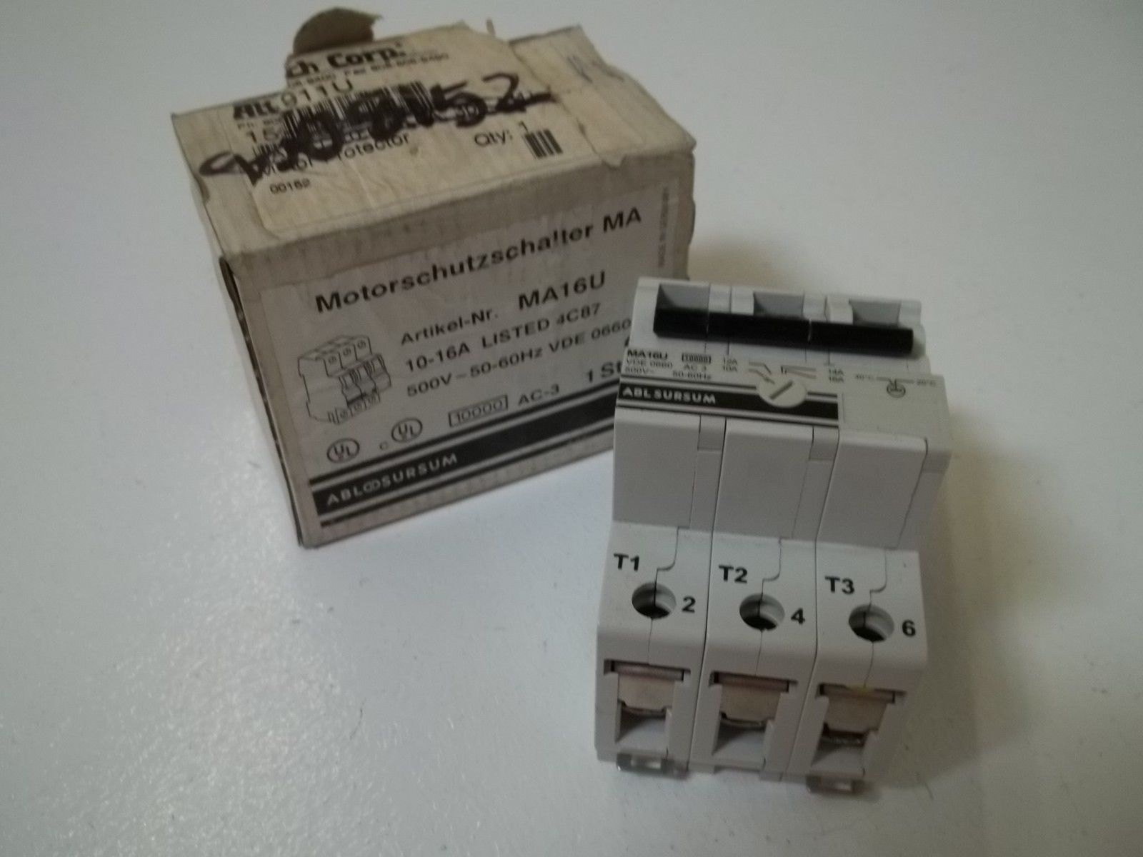 ALTECH CORP. MA16U MOTOR PROTECTOR NSMP