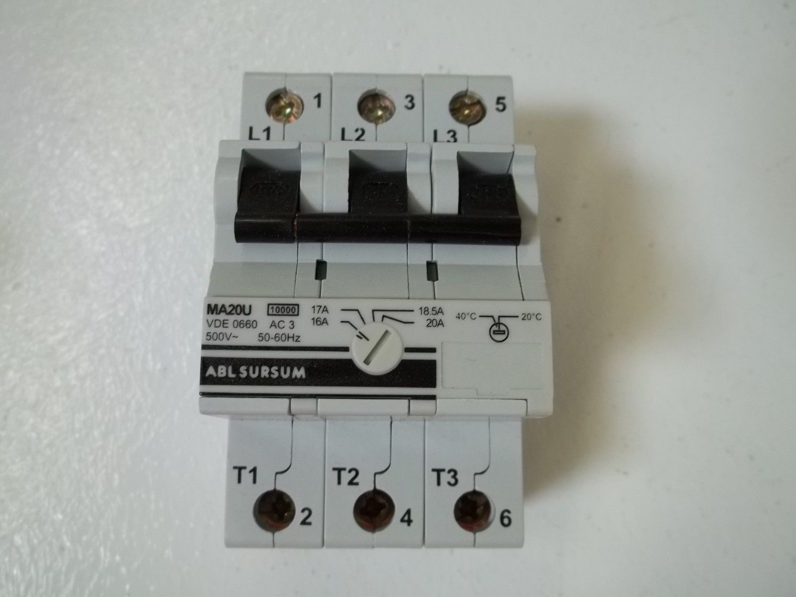 ALTECH CORP. MA20U MOTOR PROTECTOR NSMP