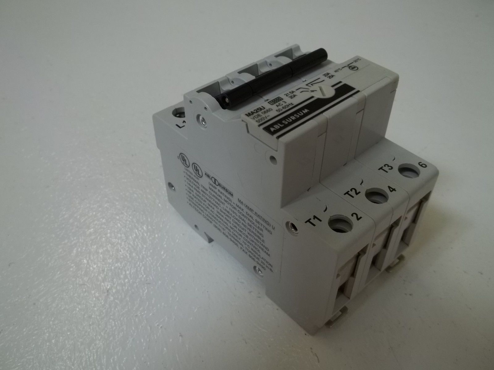 ALTECH CORP. MA25U MOTOR PROTECTOR NSMP