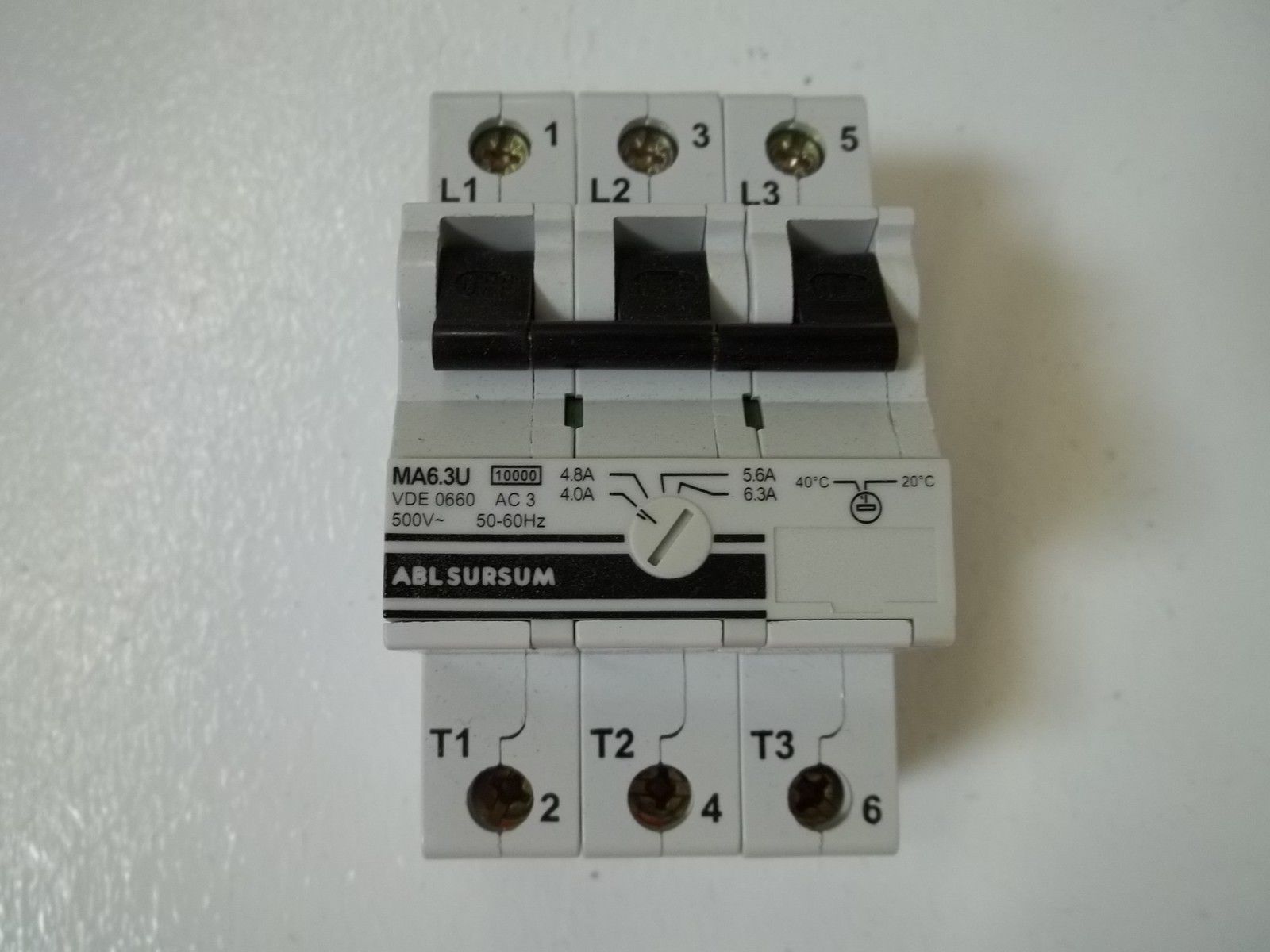 ALTECH CORP. MA6.3U MOTOR PROTECTOR NSMP