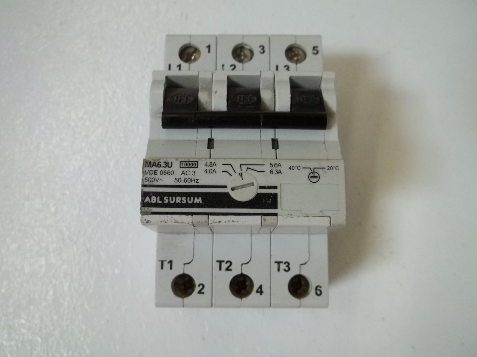 ALTECH CORP. MA6.3U MOTOR PROTECTOR UNMP