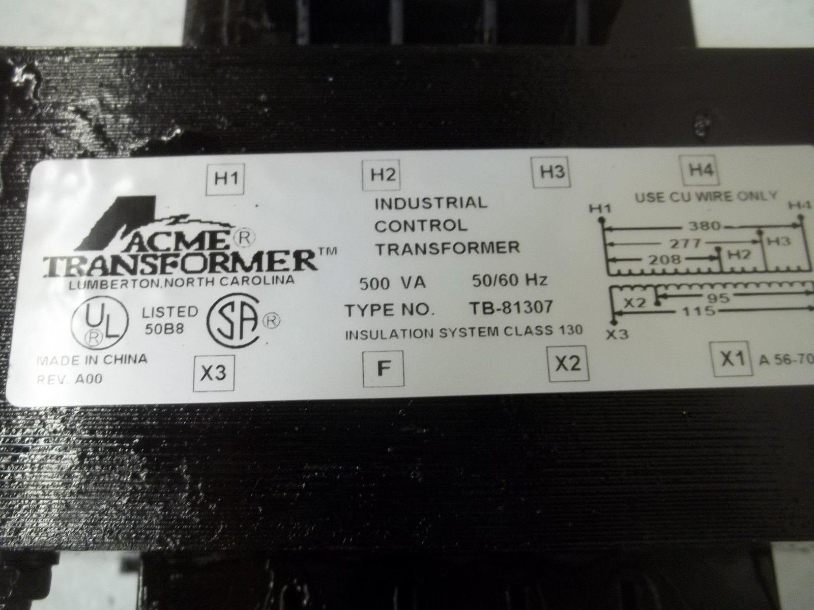 AMCE TRANSFORMER TB-81307 NSNP
