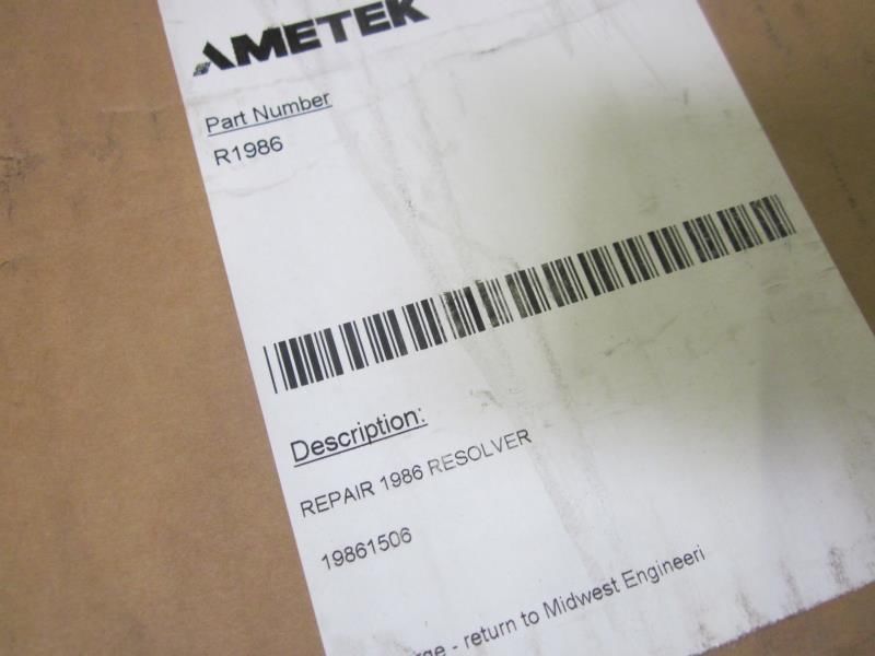 AMETEK 19861506 RESOLVER NSNP