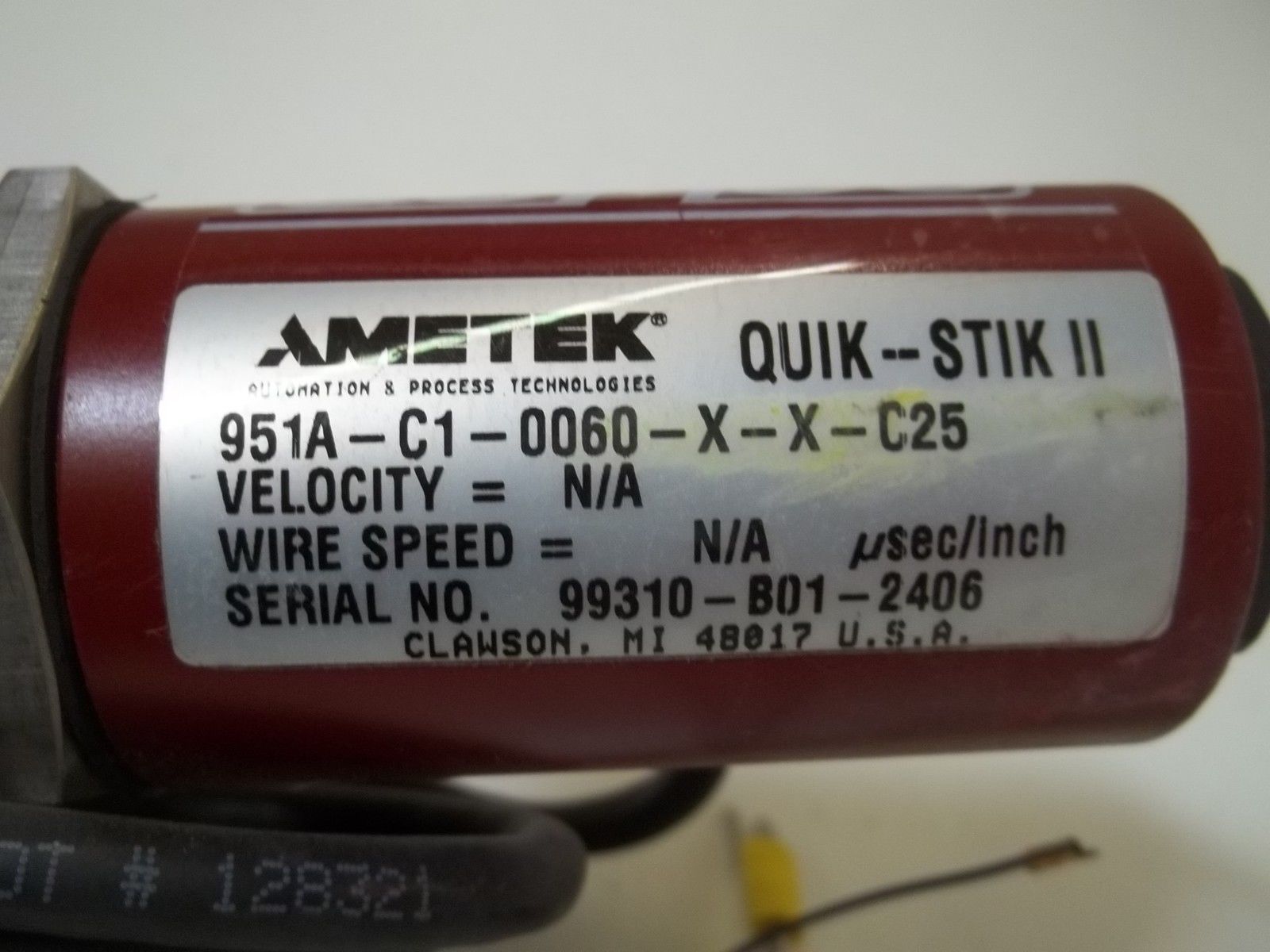 AMETEK 951A-C1-0060-X-X-C25 UNMP