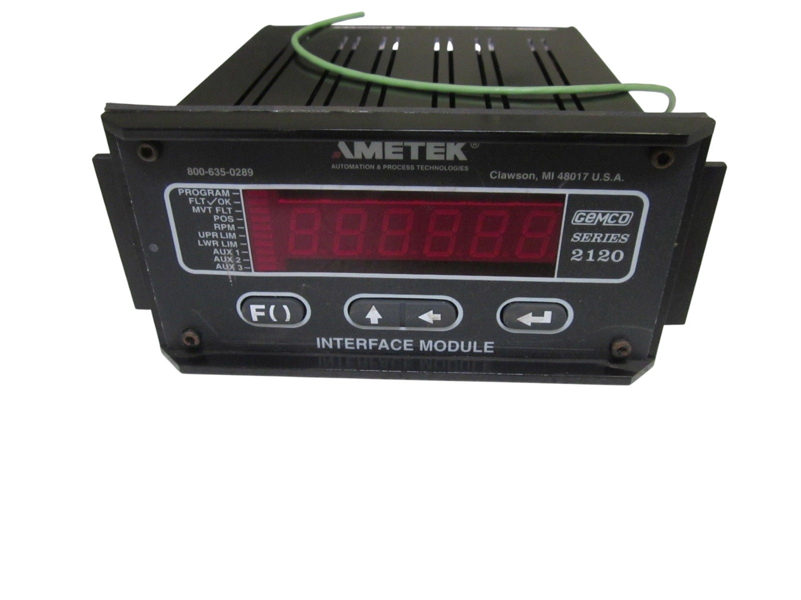 AMETEK GEMCO SHUIT HEIGHT MONITOR 2120R1K0D1A0N0 100/240VAC UNMP