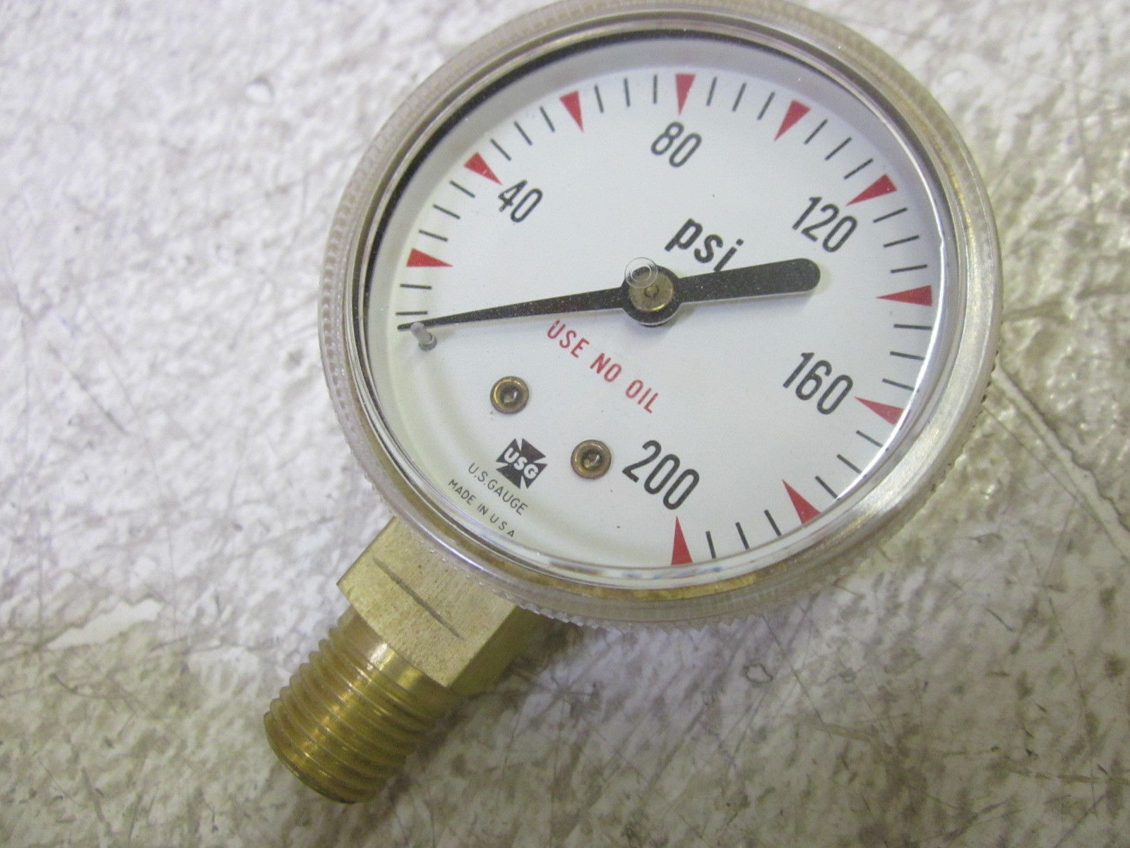 AMETEK L91 GAUGE  0-200PSI  NSMP