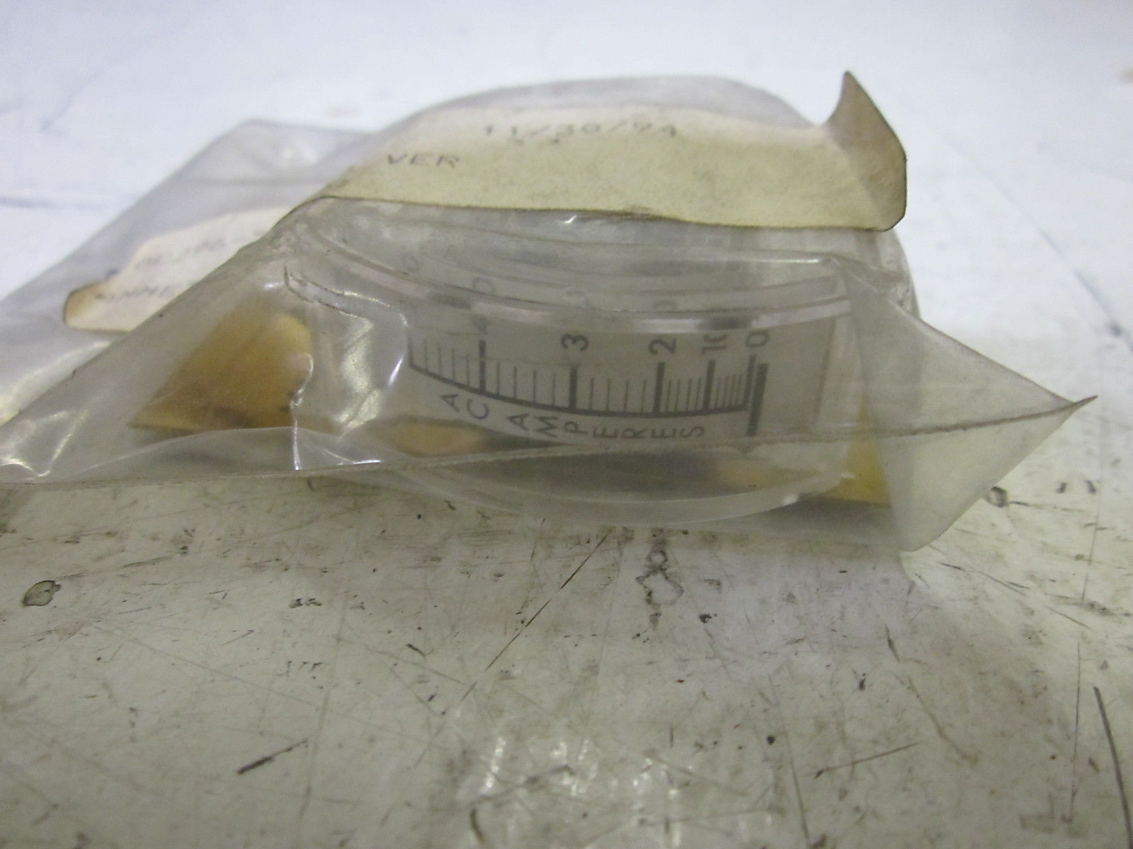 AMMETER- MADISON ELECTRIC 0C296-5148 AC AMPERES 0-10 NSMP
