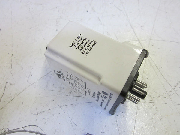 AMPERITE 24DP.1-60CI TIME DELAY RELAY 0.1 TO 60 SEC. 24VDC UNMP