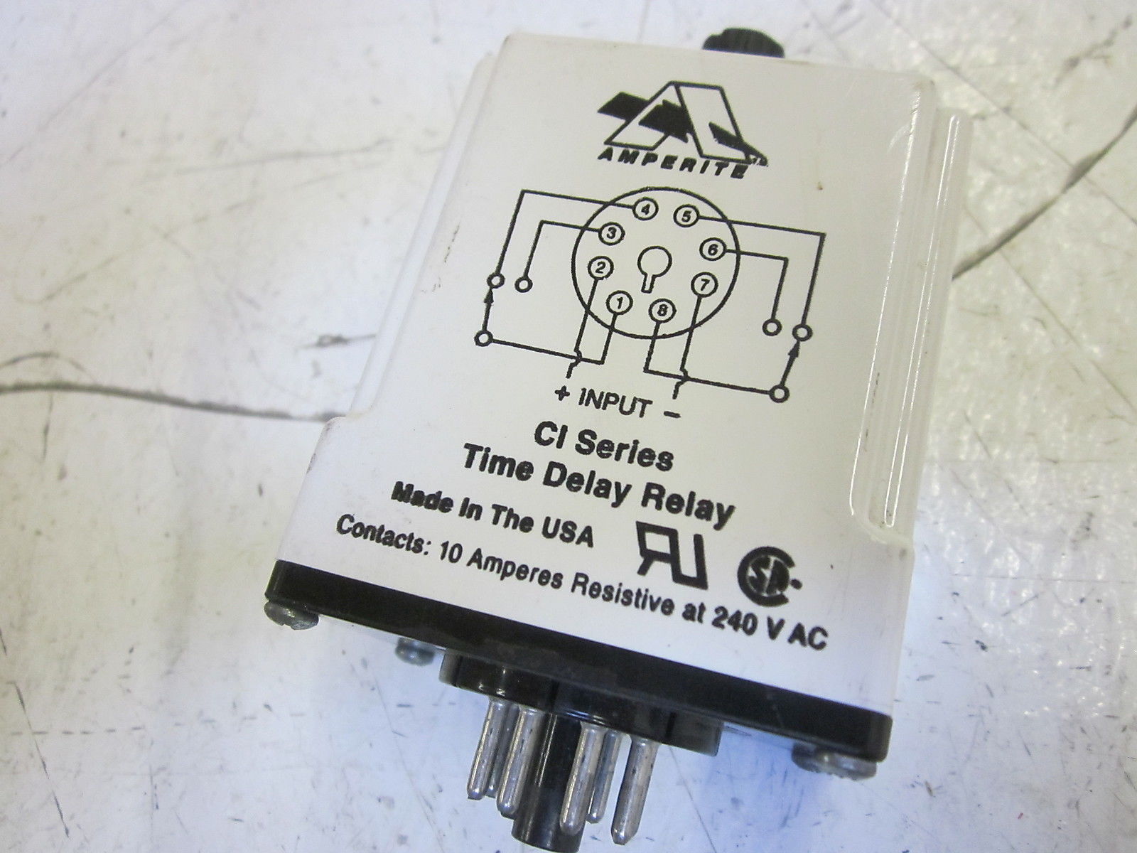 AMPERITE 24DP.1-60CI TIME DELAY RELAY 0.1 TO 60 SEC. 24VDC UNMP