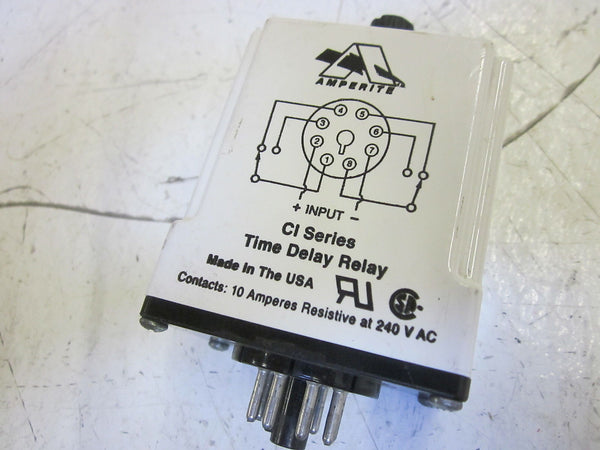 AMPERITE 24DP.1-60CI TIME DELAY RELAY 0.1 TO 60 SEC. 24VDC UNMP