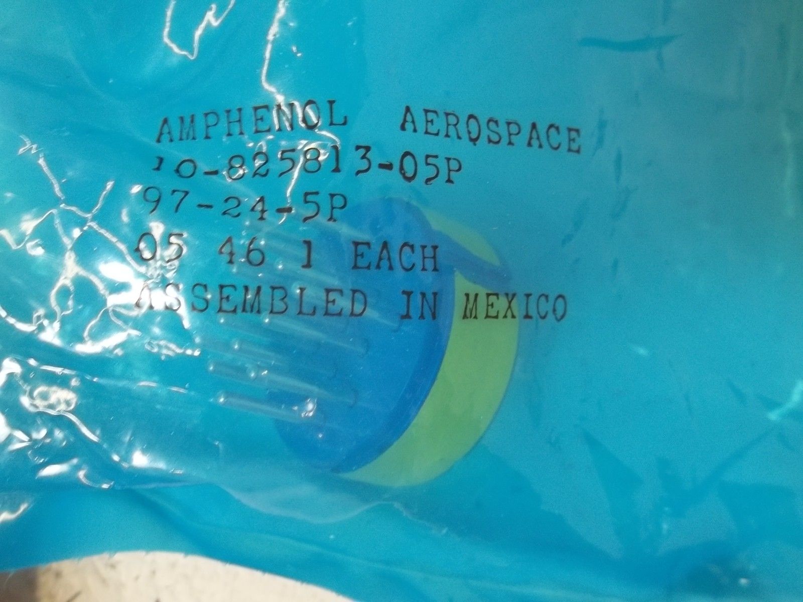 AMPHENOL 97-24-5P CIRCULAR CONNECTOR FACTORY BAG