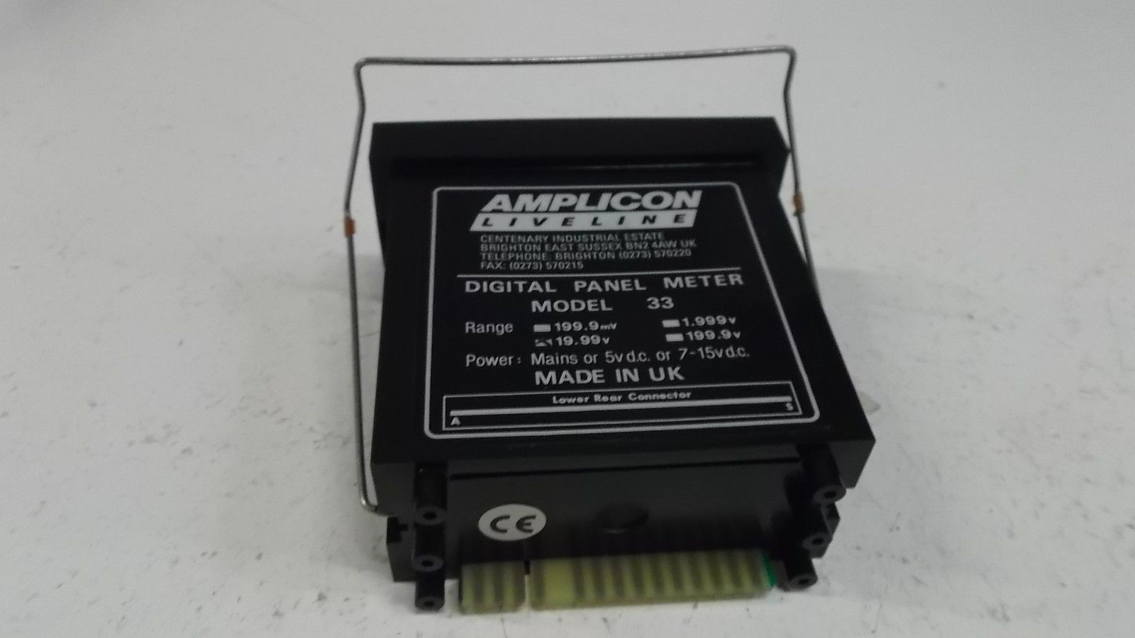 AMPLICON DIGITAL PANEL INSTRUMENT 33 NSMP