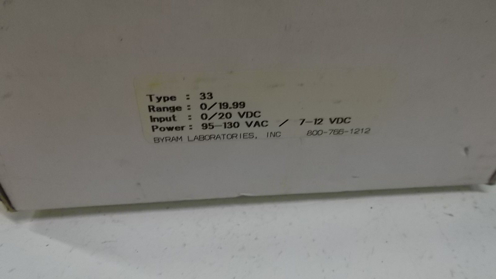 AMPLICON DIGITAL PANEL INSTRUMENT 33 NSMP