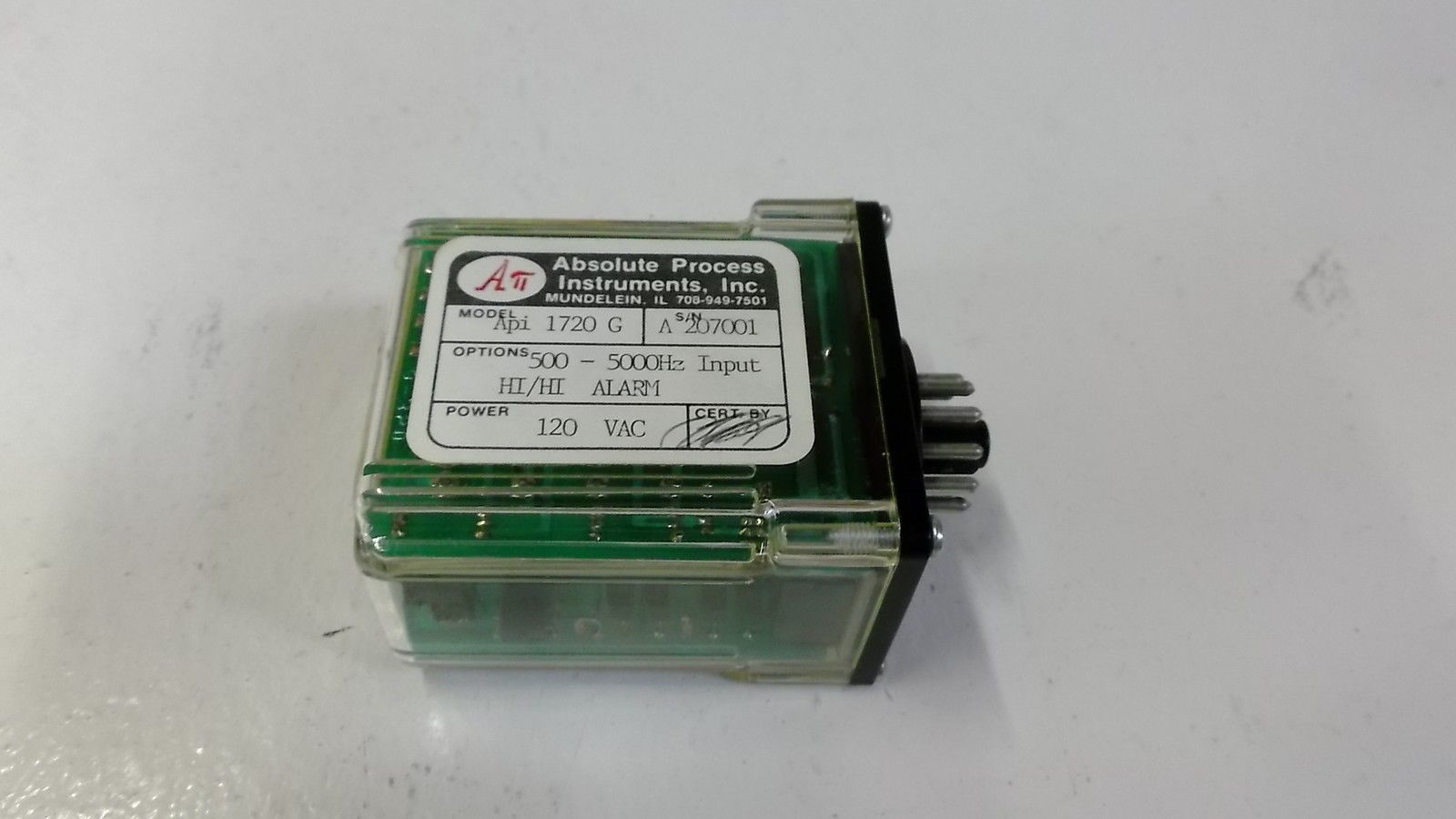 API Api 1720 G 120VAC TRANSMITTER UNMP