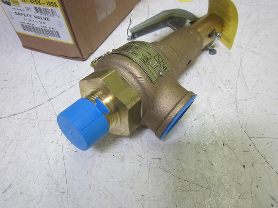 APOLLO VALVES 19-KFEK-165A SAFETY VALVE 1" X 1-1/4" *NEW IN BOX*