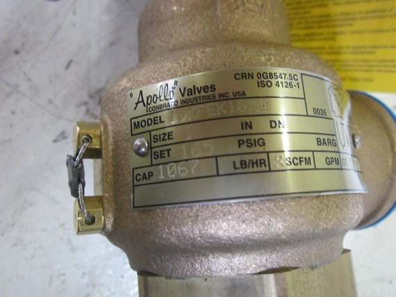 APOLLO VALVES 19-KFEK-165A SAFETY VALVE 1" X 1-1/4" *NEW IN BOX*