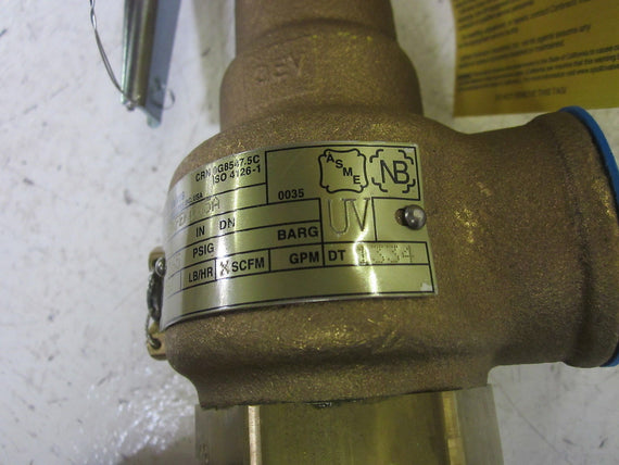 APOLLO VALVES 19-KFEK-165A SAFETY VALVE 1" X 1-1/4" *NEW IN BOX*