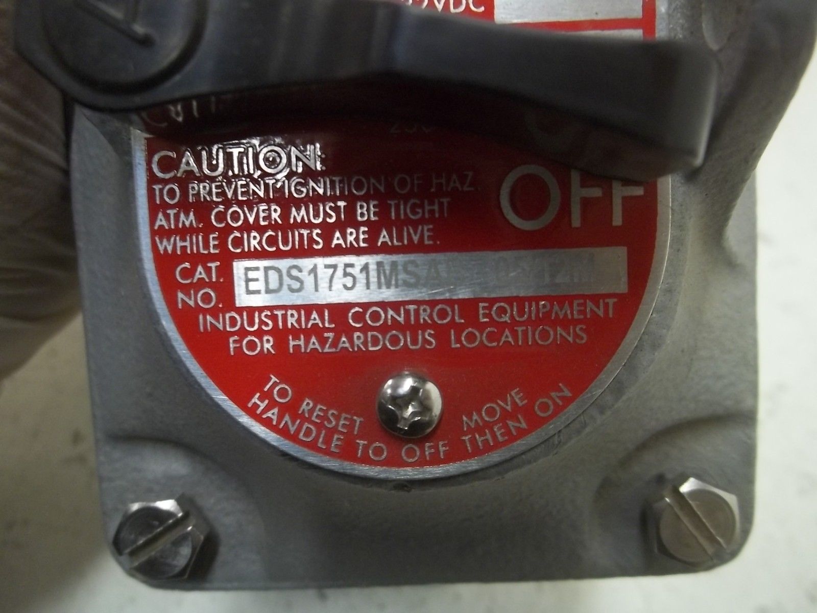 APPLETON EDS1751MSAB NSFS SWITCH UNILET NSNP