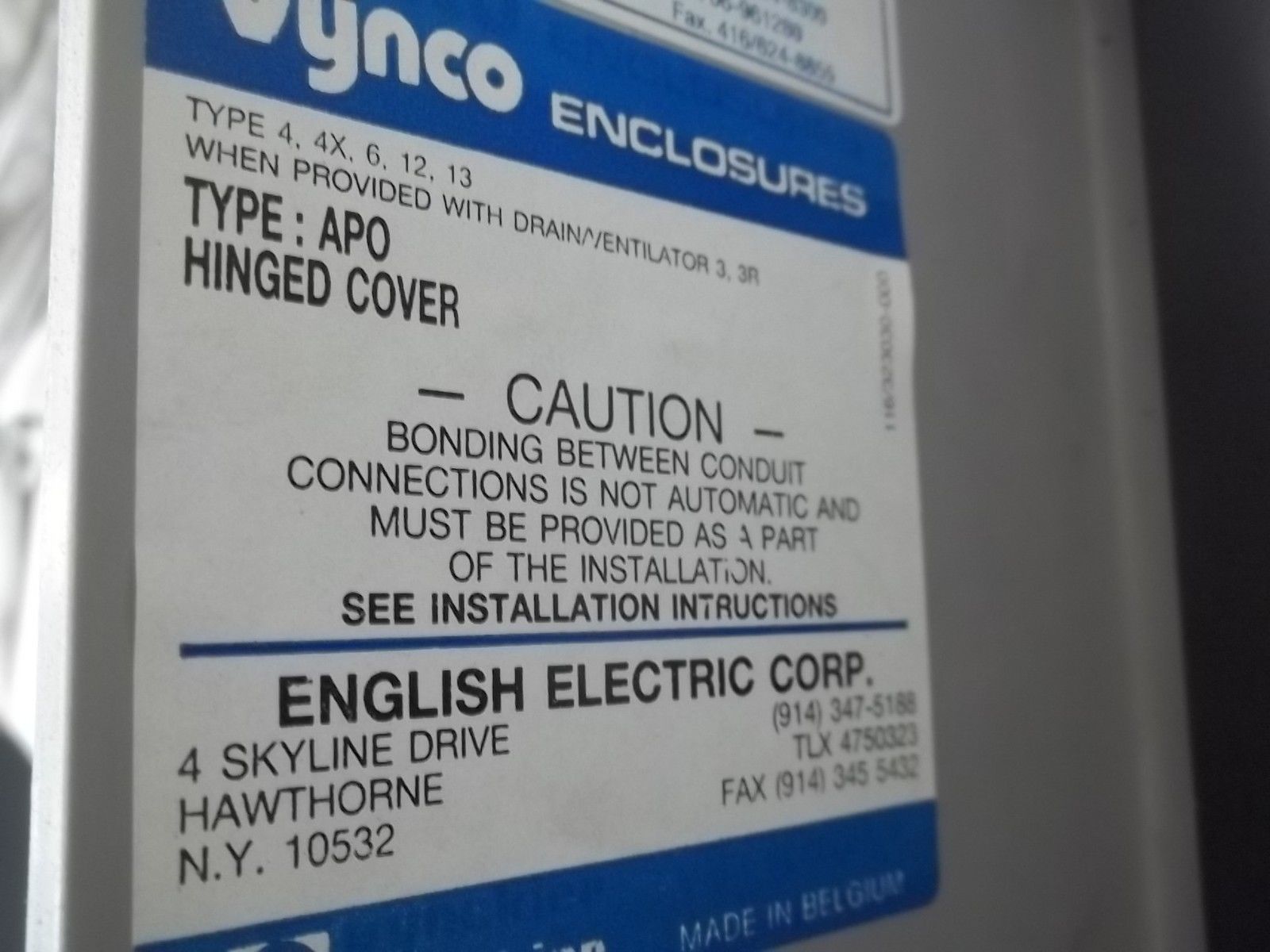 ARJAY 9054-OCF OPEN CHANNEL FLOW CONTROL UNMP