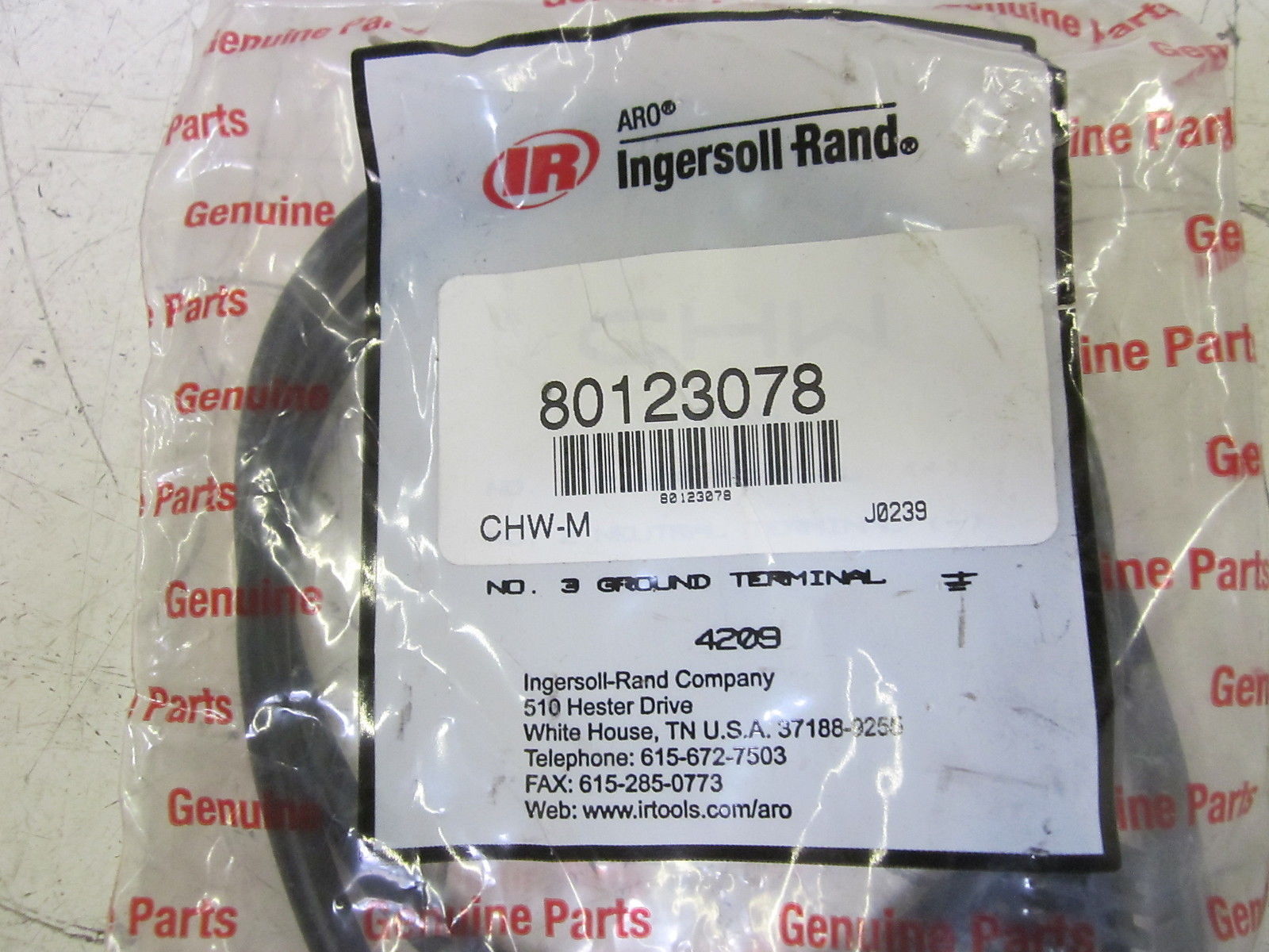 ARO 80123078 GROUND TERMINAL CONNECTOR CHW-M NSMP